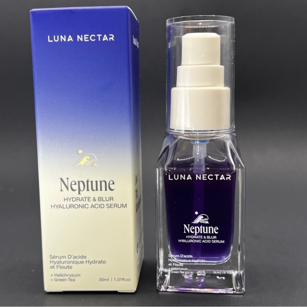 Luna Nectar instant plump hydrate & Blur Hyaluronic Acid serum New